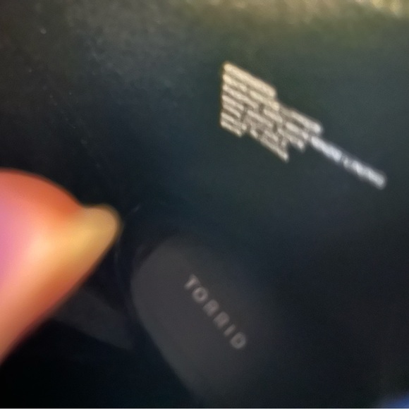 Torrid Black Leather Combat Boots - Picture 4 of 4